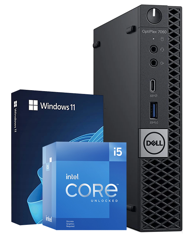 Komputer Dell OptiPlex 7060 Mini i5-8500T 16GB DDR4 512GB NVMe WiFi Win11H kl.A